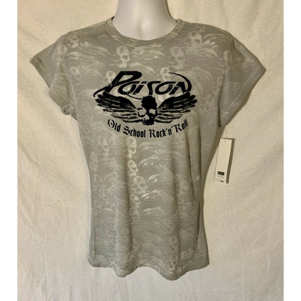 NWT Rare Vintage 2005 Poison Light Green T Shirt